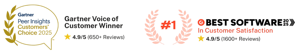 Gartner Peer Insights and awards