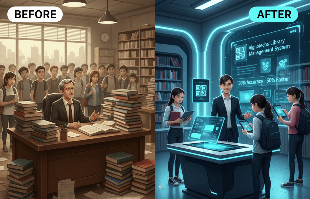 Modernizing Library Management with Vighnotech's Smart System